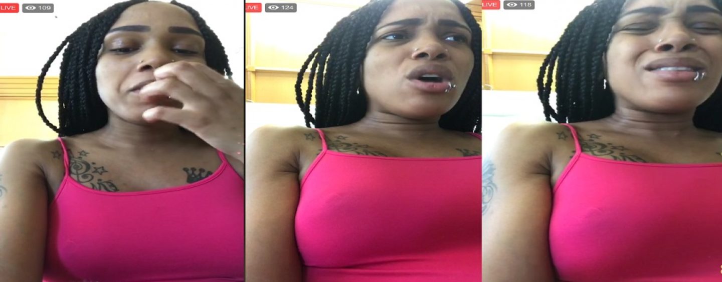 Philly Hood Chick Live On FB In The Hospital Having Her 4th Kid Going Off On Everyone! (Live Broadcast)