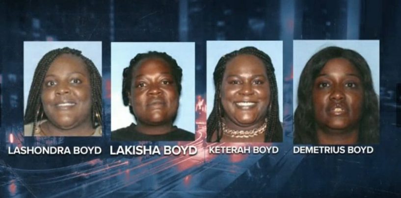 4 Fat Weave Wearing Black Women Arrested For Robbing, Beating & Stabbing Waitress At Applebees! (Video)