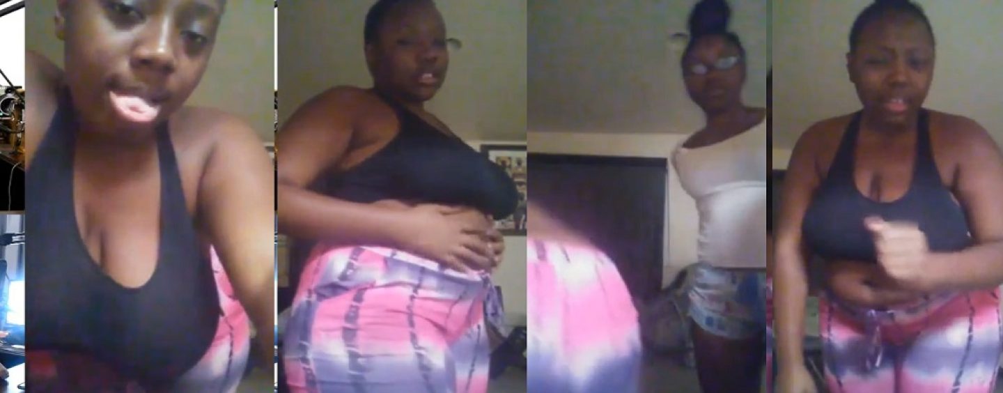 White Dude Rubs One Out LIVE On Video As Ratchet Black Chicks Twerk On Facebook! (Video)