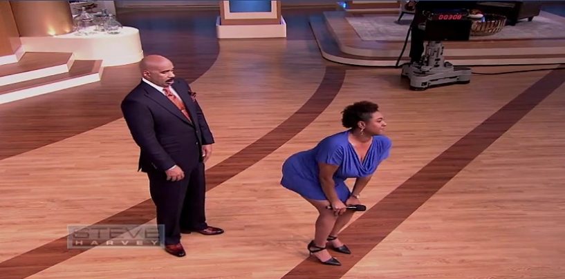 HCBW – Black Queen Tells Steve Harvey She Wants To Quit Her Job To Start Twerking At Age 32! See His Response! (Live Broadcast)