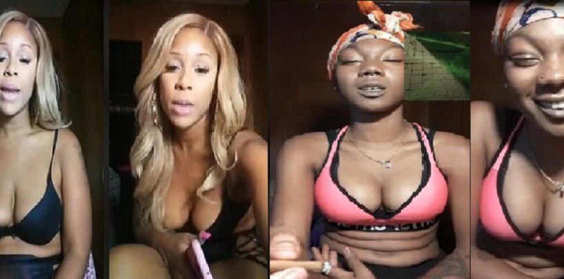 ATW Ep #21 Fine Light Skinned Chick And Manly Dark Skinned Chick, Who Is More Ratchet? (Live Broadcast)