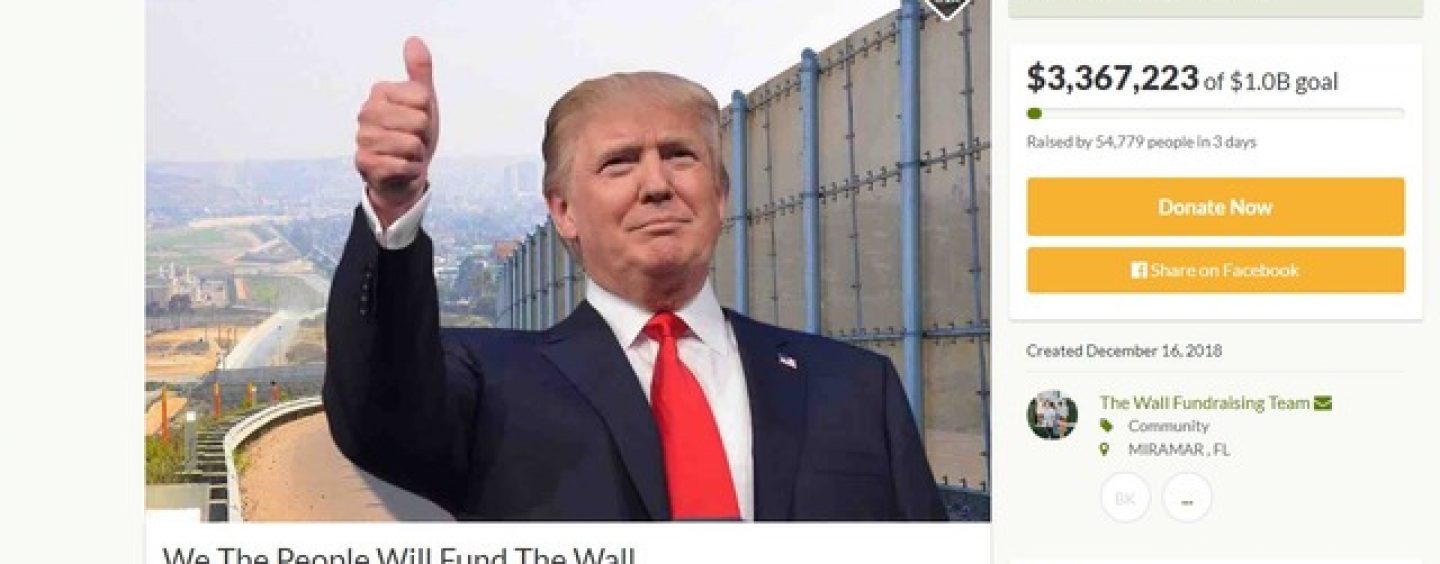 Us Citizens Donate Over 8 Million Dollars In 3 Days To Help Donald Trump Build A Wall! Lets Discuss! (Live Broadcast)
