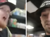 Vape Shop Employee Explodes On A Customer Because He Had On A Trump Shirt & Hat! (Video)