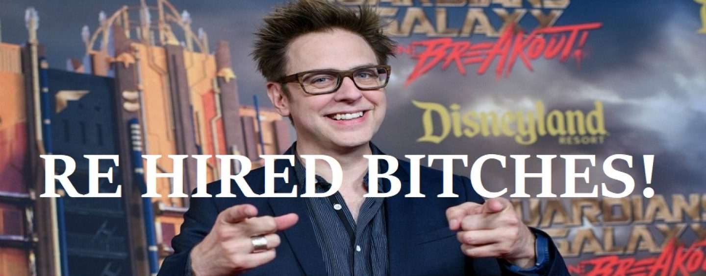 Breaking News! Disney Rehires James Gunn To Direct Guardians Of The Galaxy 3! Take That Social Media Lynchmob! (Video)