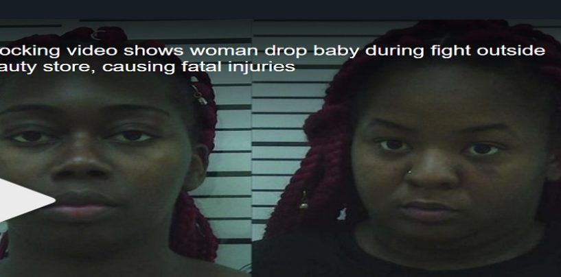 Black Woman Throws Her Baby Down To Enter A Fight, Baby Dies The Next Day & Mom Lies About What Happened!! (Video)