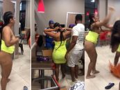 Woman Ends Up Fighting With Others And Her Big Juicy Bum Was Exposed To The World! (Video)