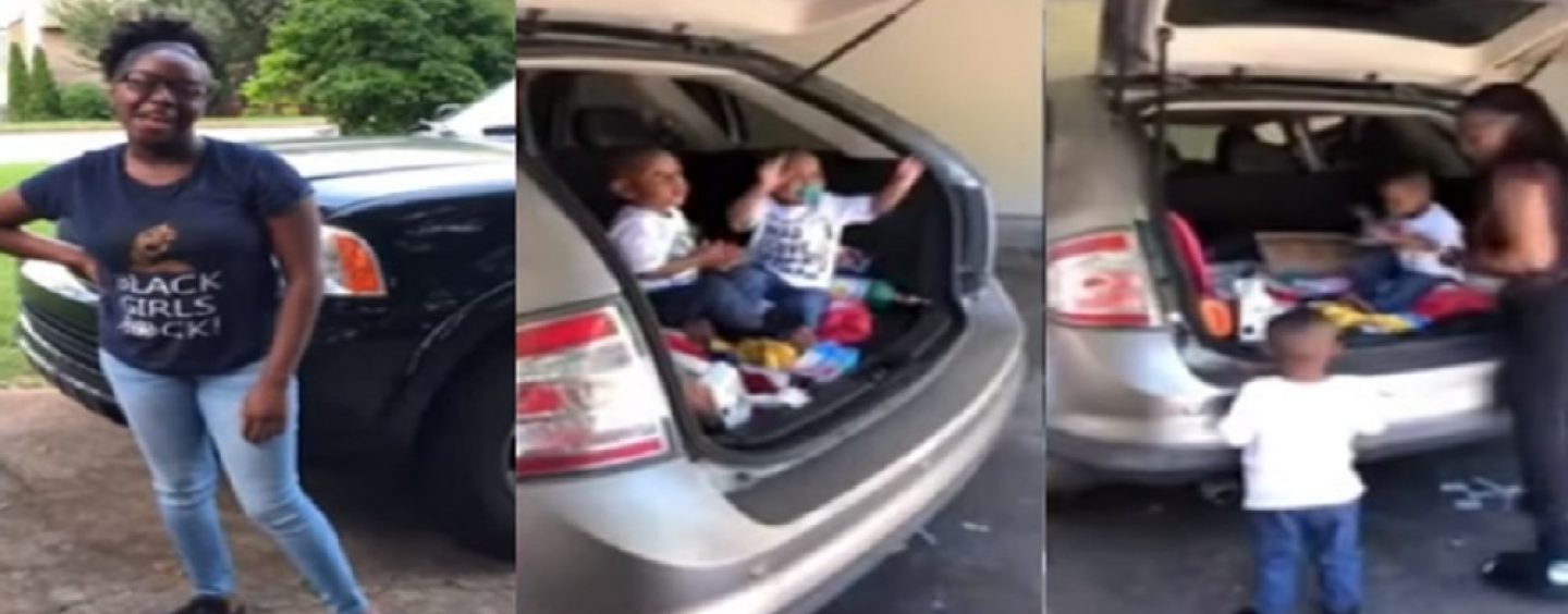 Black Mother, 24, with 6 Children Driving Around In The Back of A Hatchback Has This Happen To Her…(Video)