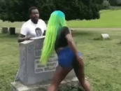Young Black Teens Run Around Dancing On Graves In Graveyard, Is This Disrespectful? (Video)