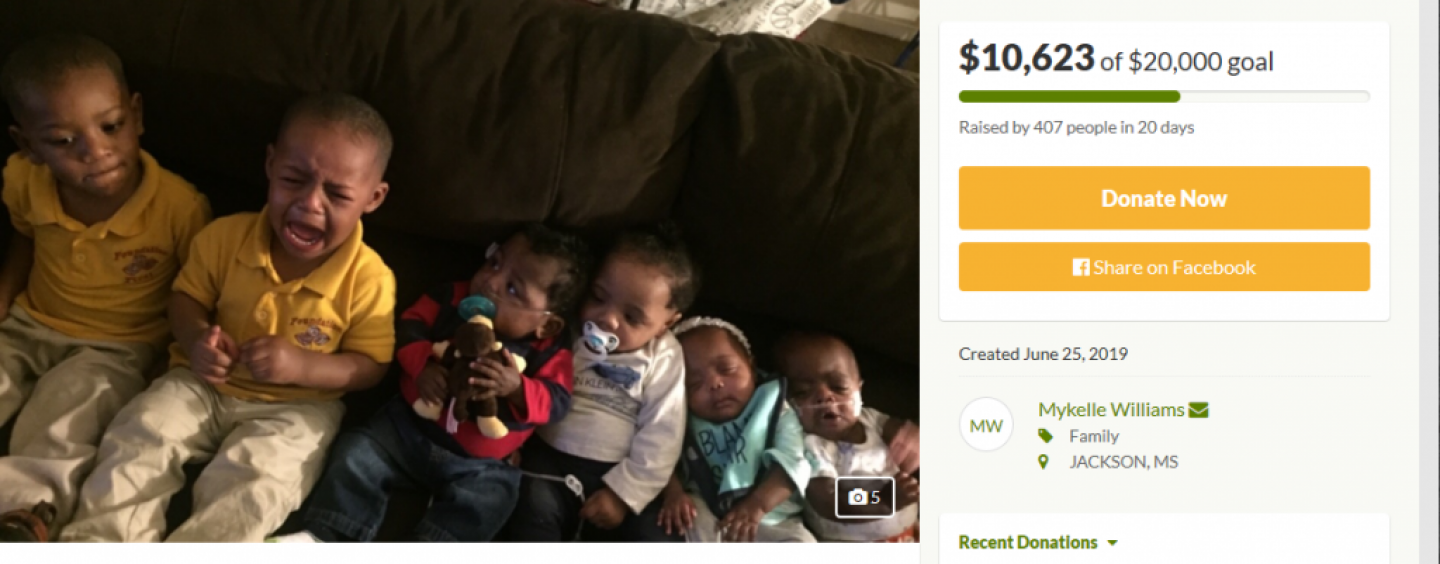 24 Year Old Black Chick w/ 6 Kids Continues To Up Her Need On GoFundMe Saying She Wants Money 2 Upkeep Her Life Forever! (Video)