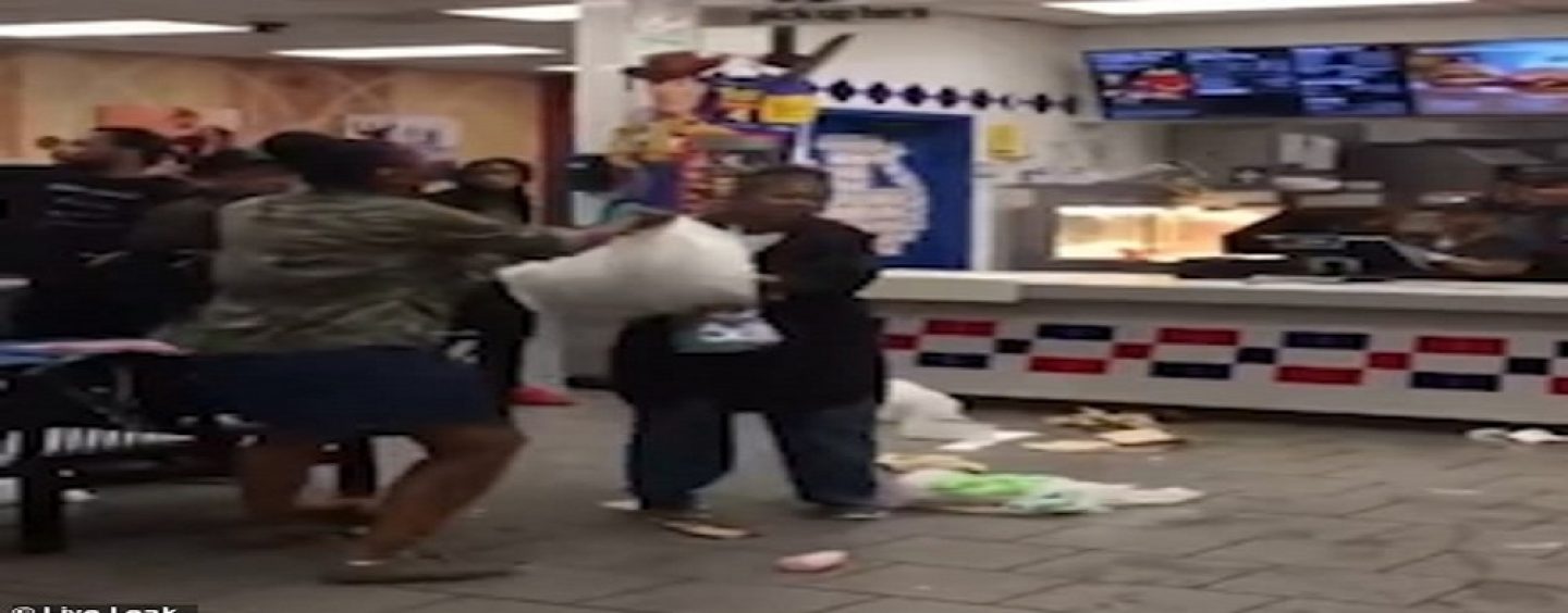Black B*tch Destroys McDonalds & Assaults Employee Over McFlurry Machine Being Down! (Video) #iShitUNot