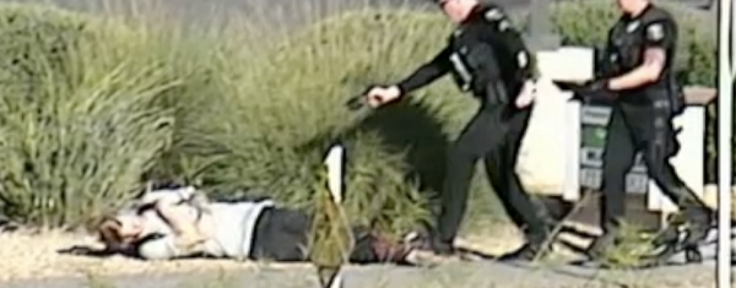 AZ Police Tasered Man With Hands Up After Catching Him Stealing A Bike! Are They Wrong? (Video)