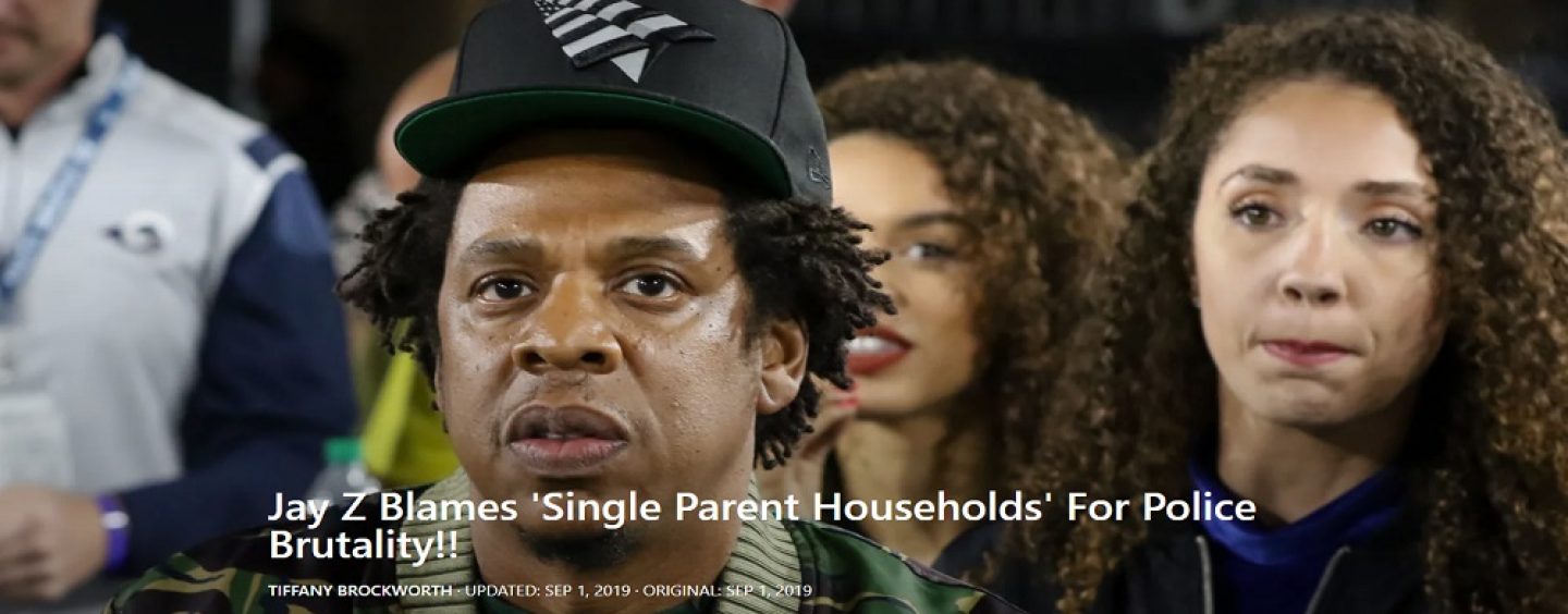 Rapper Jay-Z Is Now Facing Heavy Criticism After Speaking Tommy Sotomayor’s Talking Points Against Single Black Mothers! (Video)