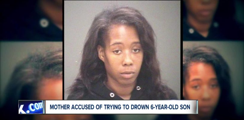 Black Woman Charged With Sending Video Of Her Trying To Drown 6 year Old Son & Sending The Video To Child’s Father! (Video)