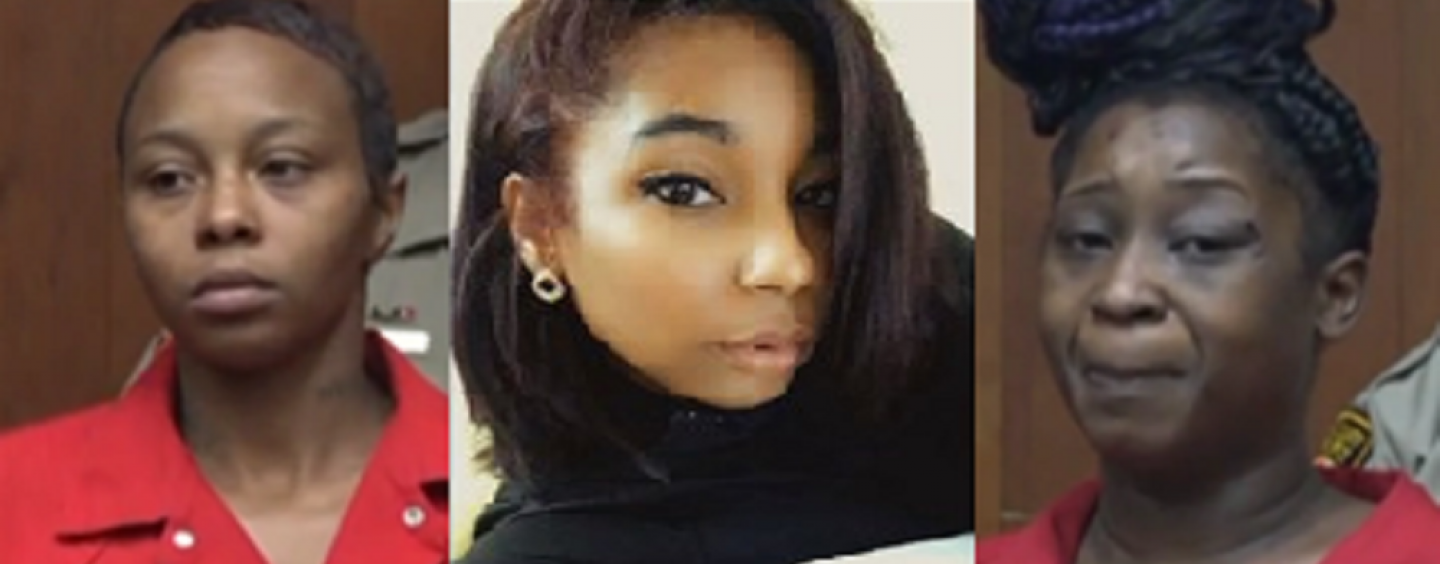 2 Black Hoes Arrested As They Drove Car Into A Crowd Of Blacks Fighting Over Dumb Sh*t Killing 1 & Critically Injuring Many More! (Video)