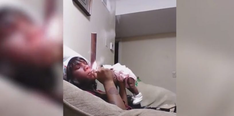 Like The Baby In This Story, Charges Were Dropped Against B*tch Who Blew Weed Smoke In Her Infants Face! (Video)