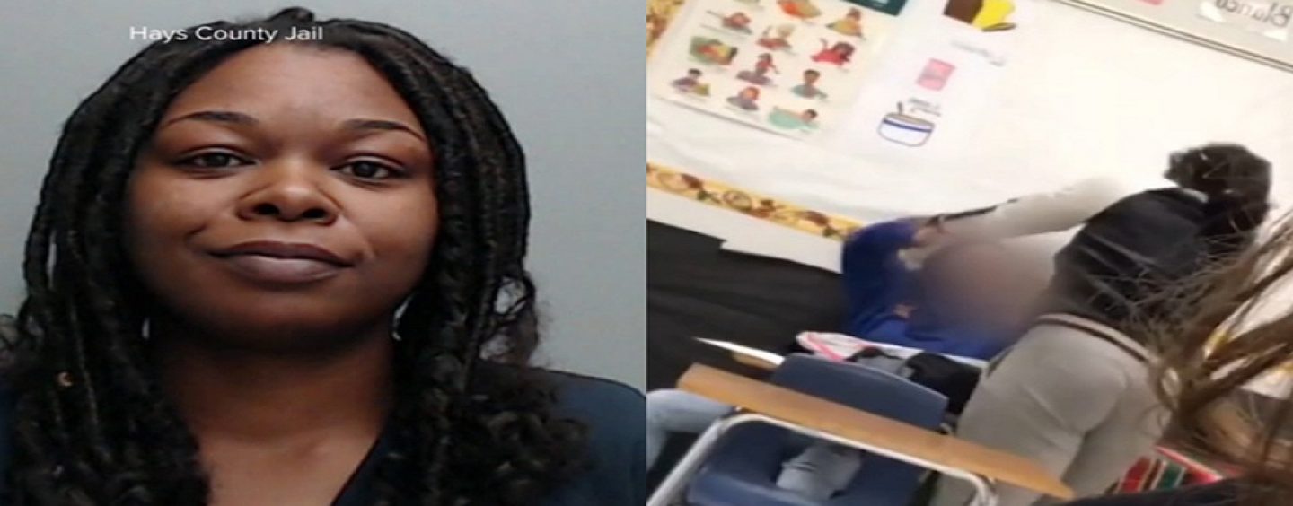 Black School Teacher Arrested For Punching & Stomping White Special Needs Student! (Video)