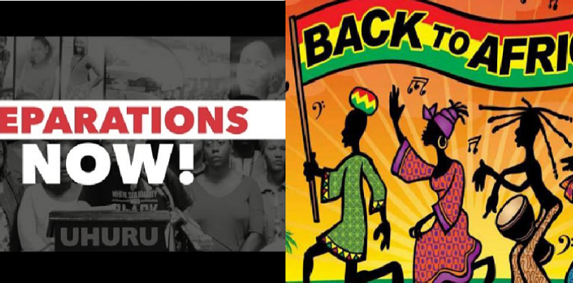 Should Blacks Be Asking For Reparations In America Or Relocation Back To Africa? Join The Convo, Click The Link! (Live Broadcast)