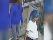Blue Haired BT B*tch Burglarizing Businesses While This Broads Belly Is Big As A Beach ball! (Video)