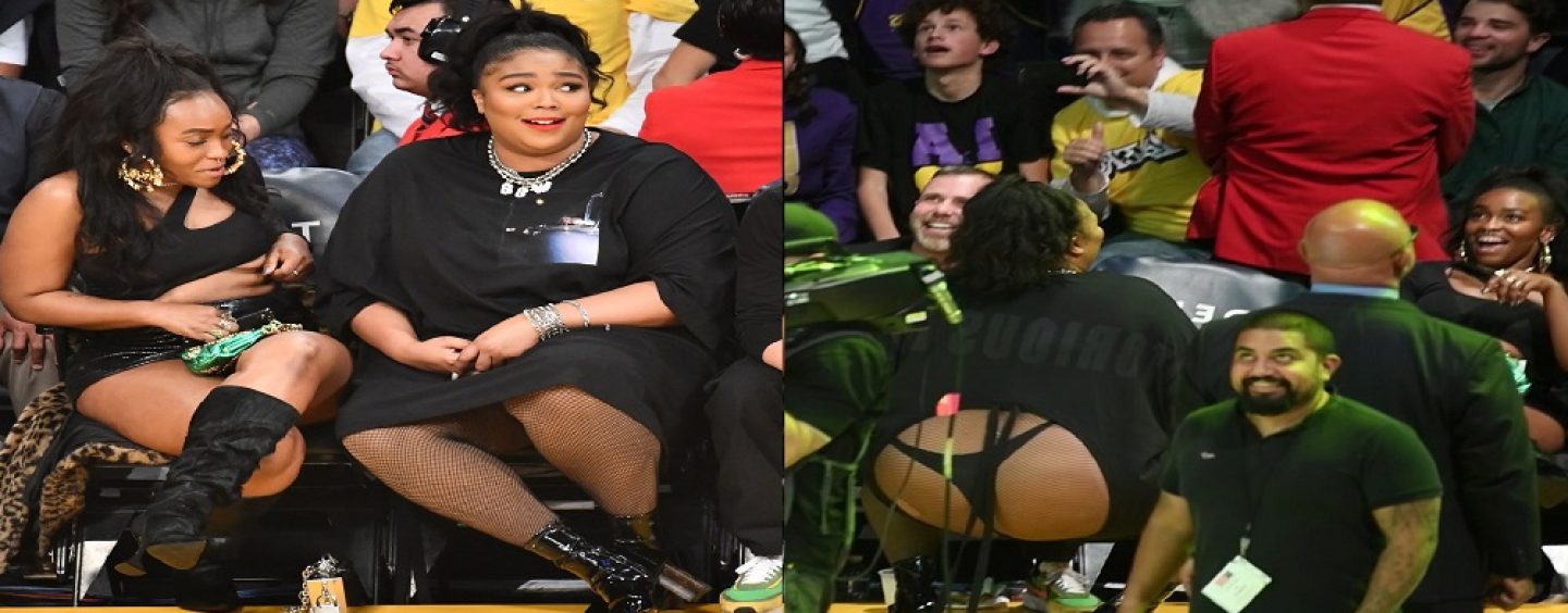 The Real Reason Why Singer LIZZO Showed The World Everything She Working With At The LAKERS Game! (Live Broadcast)