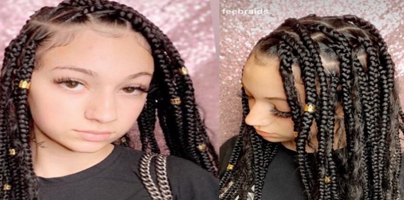 White Rapper, Bhad Bhabie, Cash Me Outside Girl, Goes In On Insecure Black Weave Wearing Hoes Calling Cultural Appropriation Because She Wore Braids! (Live Broadcast)