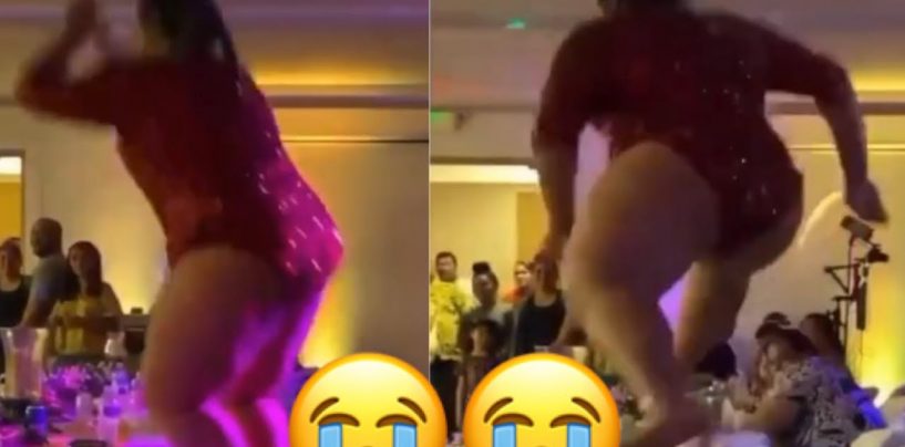 Hilarious Video Shows Time’s Entertainer Of The Year LIZZO Trying To Twerk On A Table & Destroying It! (Video)