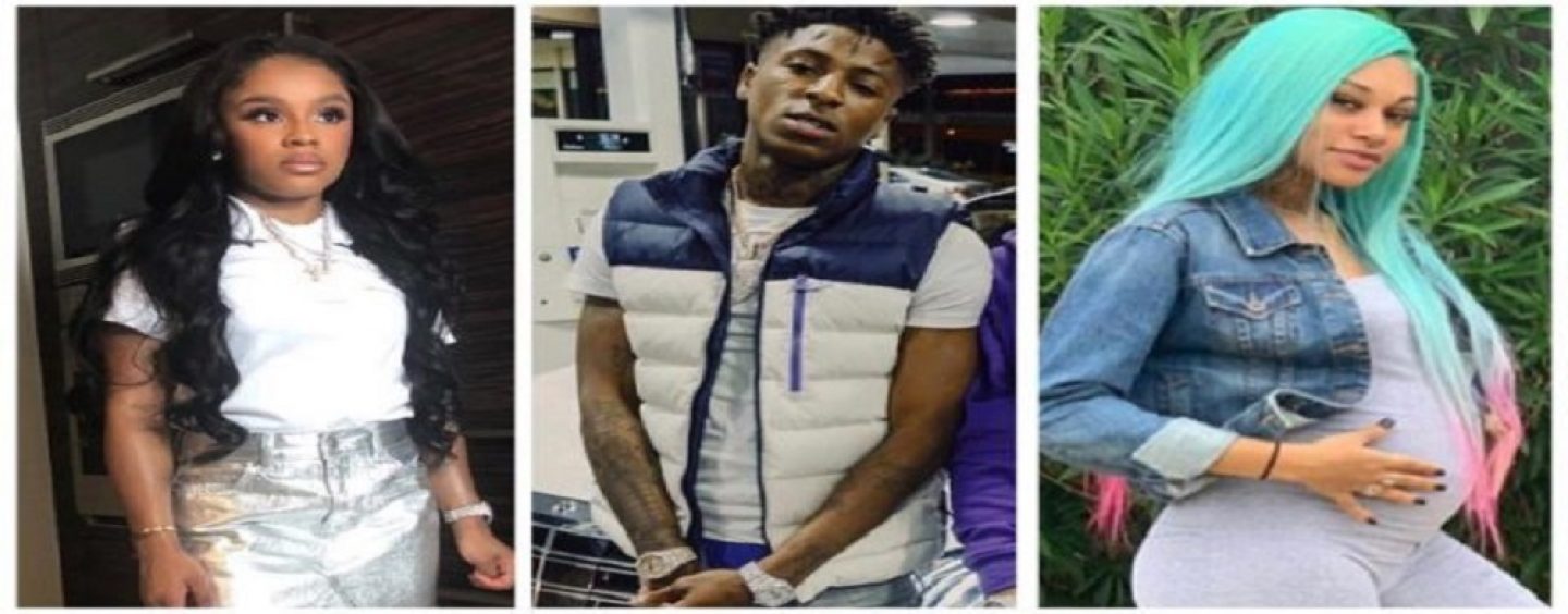Floyd Mayweather’s Daughter ‘Ya Ya’ Arrested After Trying To Stab The Pregnant Girlfriend Of Rapper NBA YoungBoy In A Jealous Rage! (Video)