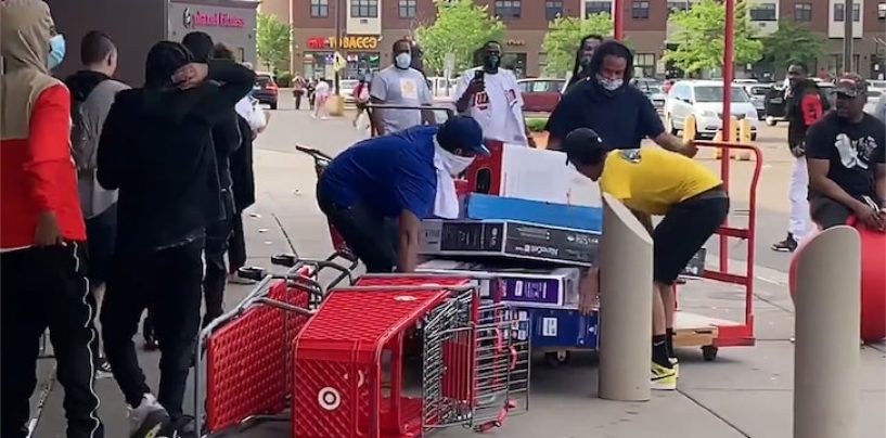Live Look At Nationwide Looting & Destruction Being Done By Blacks In Response To George Floyd Murder! (Live Broadcast)