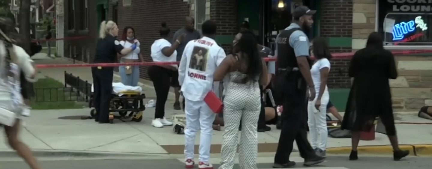 16+ People Shot In A Gang Retaliation In Chicago At A Funeral Home In Broad Daylight! (Video)