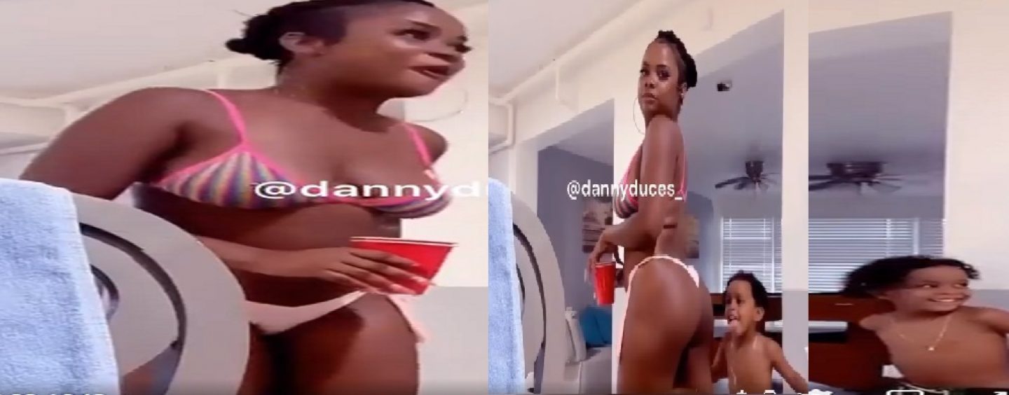 Lil Boy Licks The AZZ Of A Grown Woman On Video & The Black World Finds It Funny! (Video)
