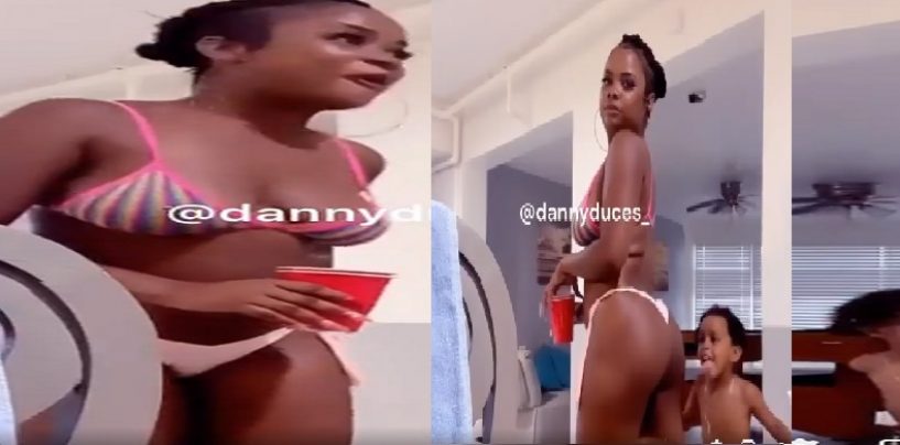Lil Boy Licks The AZZ Of A Grown Woman On Video & The Black World Finds It Funny! (Video)