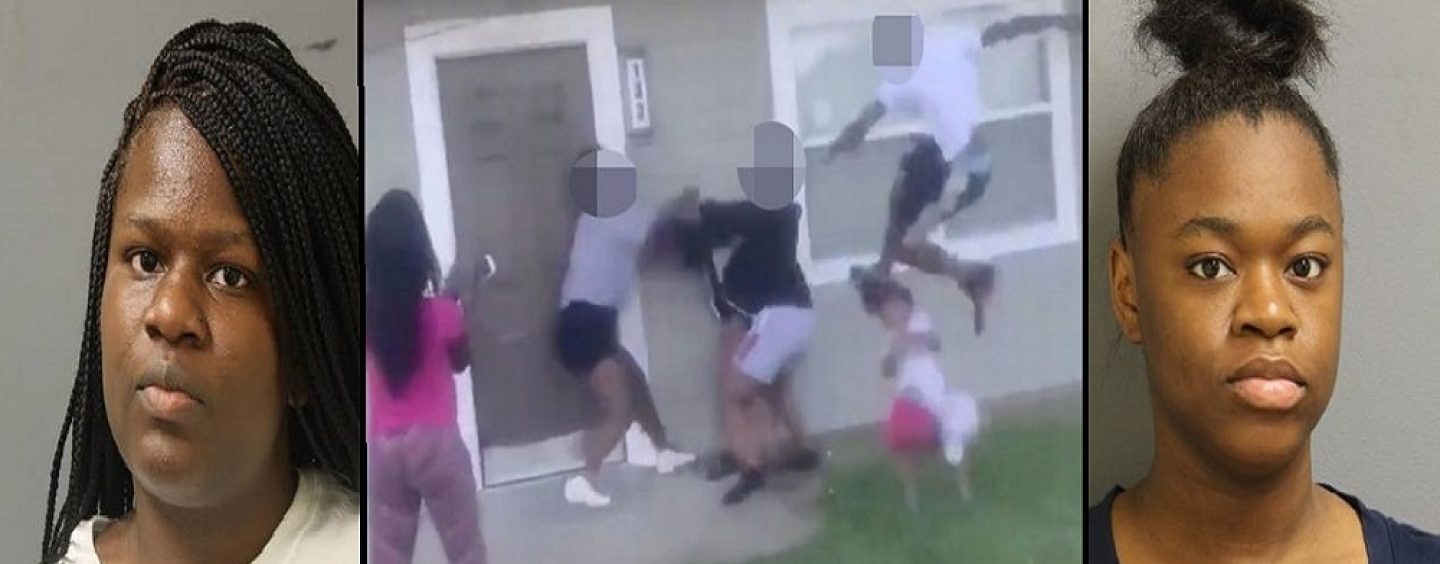 2 Hard Faced Hoes & A Lego Maniac Beat Up A Pregnant Woman & Her 4 Year Old Child On Video! (Video)