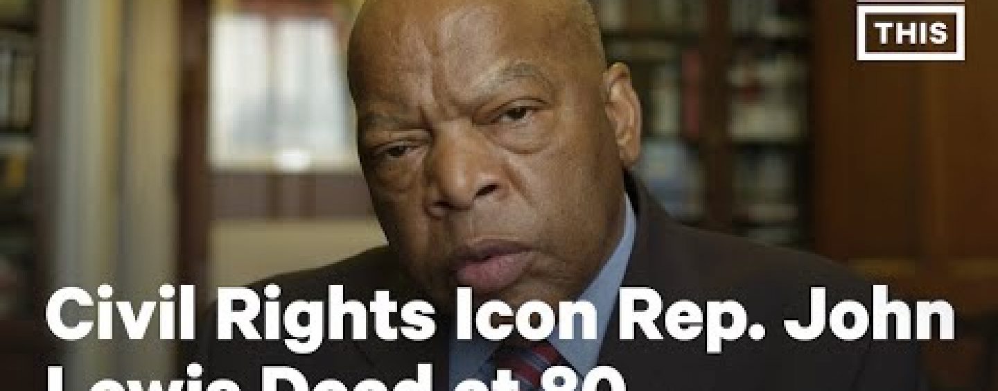 President Trump Pays Tribute To Rep John Lewis As Civil Rights Hero As Death Sends Shockwaves Through DC! (Video)