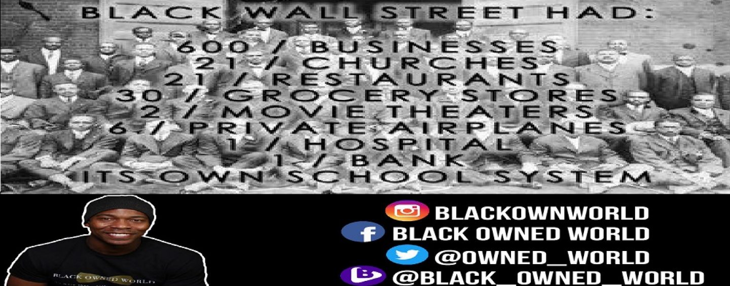 Are We Willing To Do What It Takes To Rebuild Black Wallstreet? w/ Black Owned World (Live Broadcast)