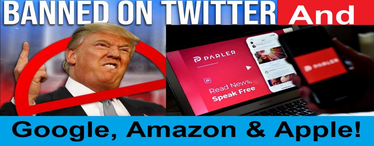 Trump Removed From Social Media & Parler Banned From Amazon, Apple & Google! Is America Now Communist? (Live Broadcast)