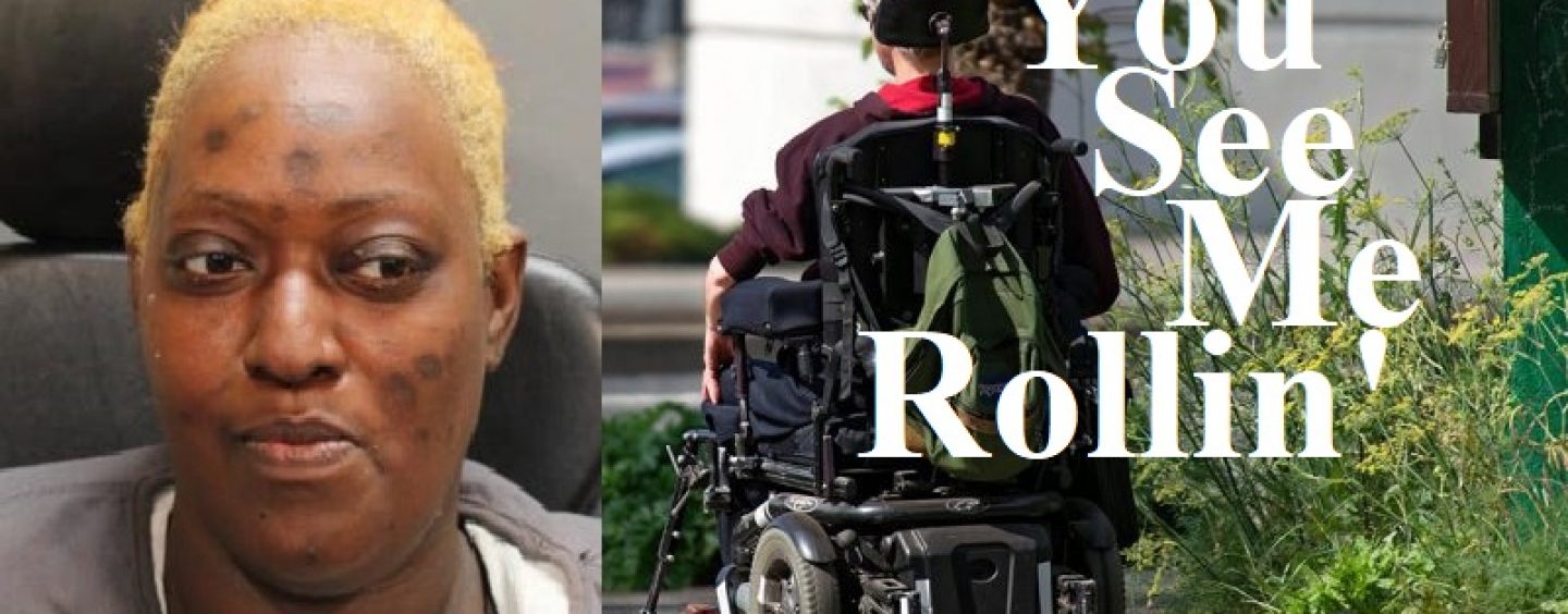 Black Woman Robs A Bank In Jacksonville FL In An Electric Wheelchair! #ApexLosers (Video)