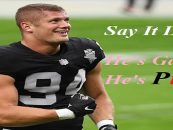 This Raiders Player Because The First Active NFL Player To Come Out Of The Closet! Your Thoughts! (Live Broadcast)