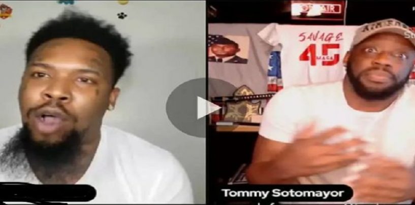 Tattooed Faced Goofy Goes In On Tommy Sotomayor Because He Said All Street Moms Need To Be Defended! (Live Broadcast)