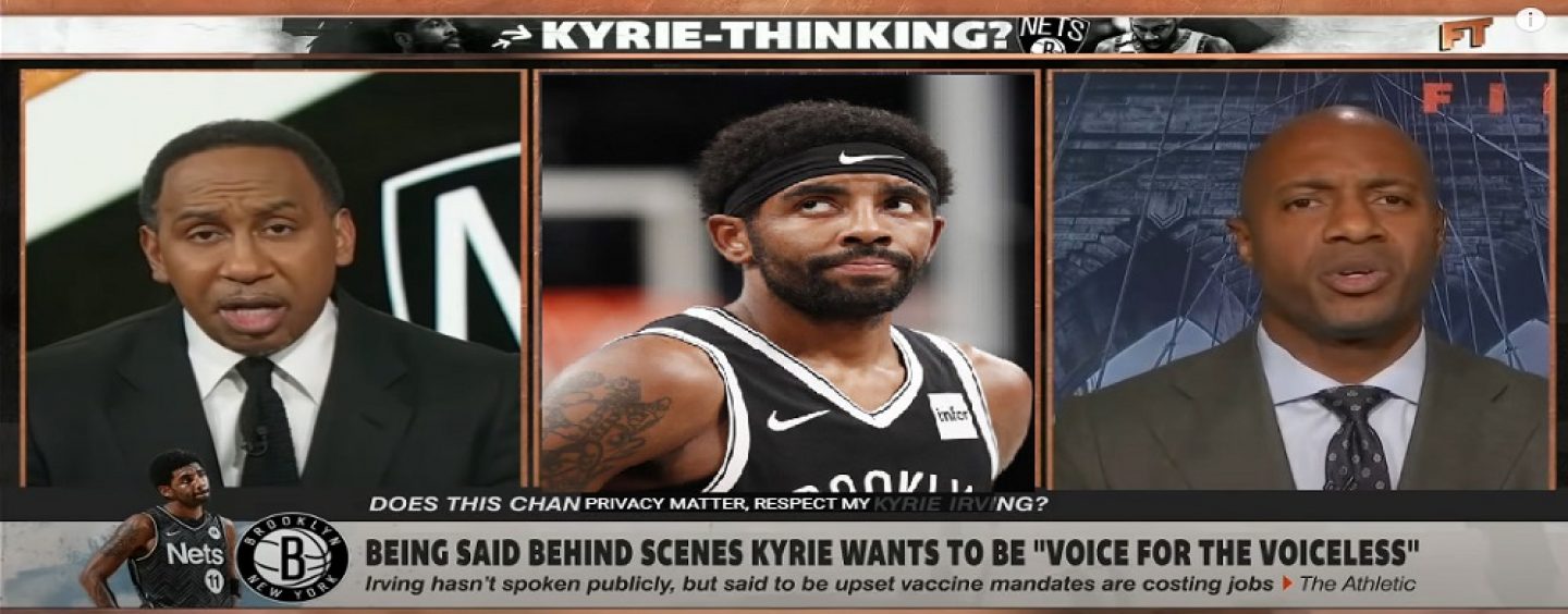 Stephen A Smith Disrespects Jay Williams Live On Air Over Kyrie Irving Not Getting Vaccinated! (Live Broadcast)