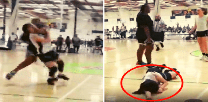 Black Teen Machine Sucker Punches Asian Girl During Basketball Game After Mom Tells Her To “Hit Her’! (Video)
