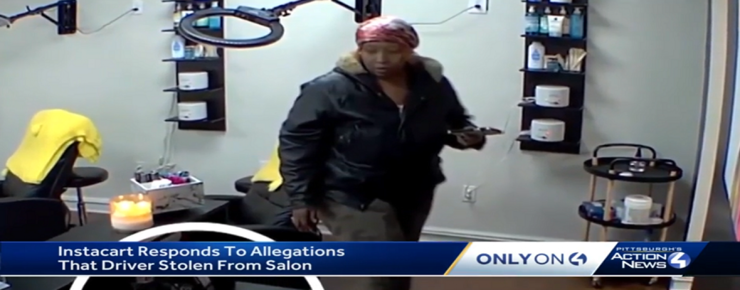 Black Female Instacart Driver Drops Off Food Then Steals White Woman’s Purse, Keys, Credit Cards & Cash! (Video)