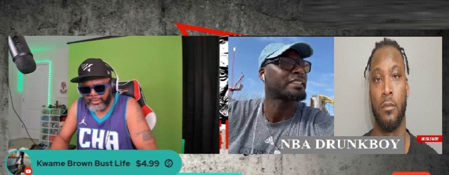 Kwame NBADrunkBoy Brown Explains Why He Broke The Window Trying To Punch His Baby Momma! (Live Broadcast)