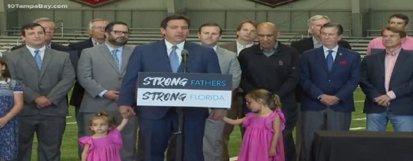 Florida Gov. Ron DeSantis Signs Child Welfare Bill To Support Fathers Inspired By Tommy Sotomayor! (Live Broadcast)