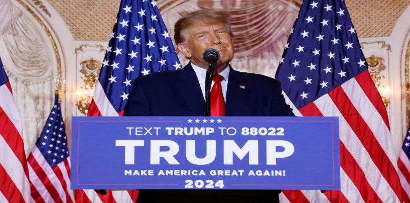 Breaking News: Donald J Trump Announces His Bid To Run For President In 2024 Despite G.O.P Not Getting The Sweeping Mid-Term Wins Expected! (Video)