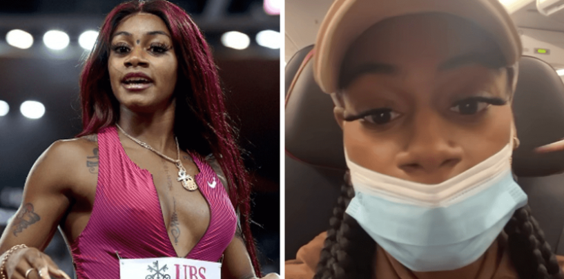 Sha’Carri Being A Black Woman & Getting Kicked Off Plane After Refusing To Stop Using Her Phone Before Take-Off! (Video)