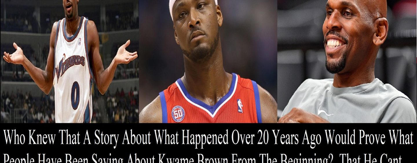 Gilbert Arenas Story About Jerry Stackhouse Punking Kwame Brown Exposed Why Kwame Will Always Be A Bust! (Live Broadcast)