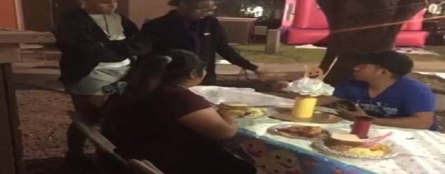 Black Women Destroy Three Year Old Hispanic Birthday Party By Tossing Chairs & Flipping Tables! (Video)