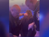 White Chick Gets Arrested And Taken Off Plane After Being Drunk And Unruly! Was This Racist? (Video)