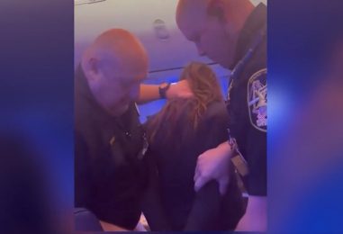 White Chick Gets Arrested And Taken Off Plane After Being Drunk And Unruly! Was This Racist? (Video)