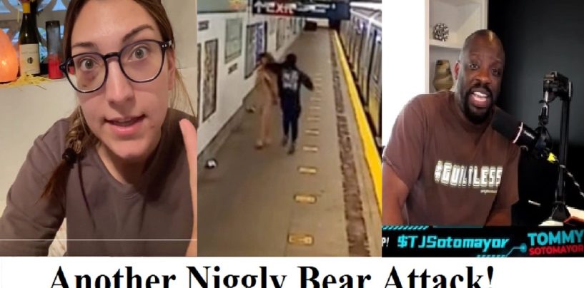 Tommy Sotomayor Ethers Black Niggly Bear Who Sucker Punched White Girl On Brooklyn Subway! (Video)