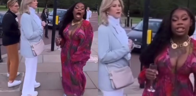 Rapper Sukihana Makes A Fool Of Herself In London Cussing At White Women! (Video)